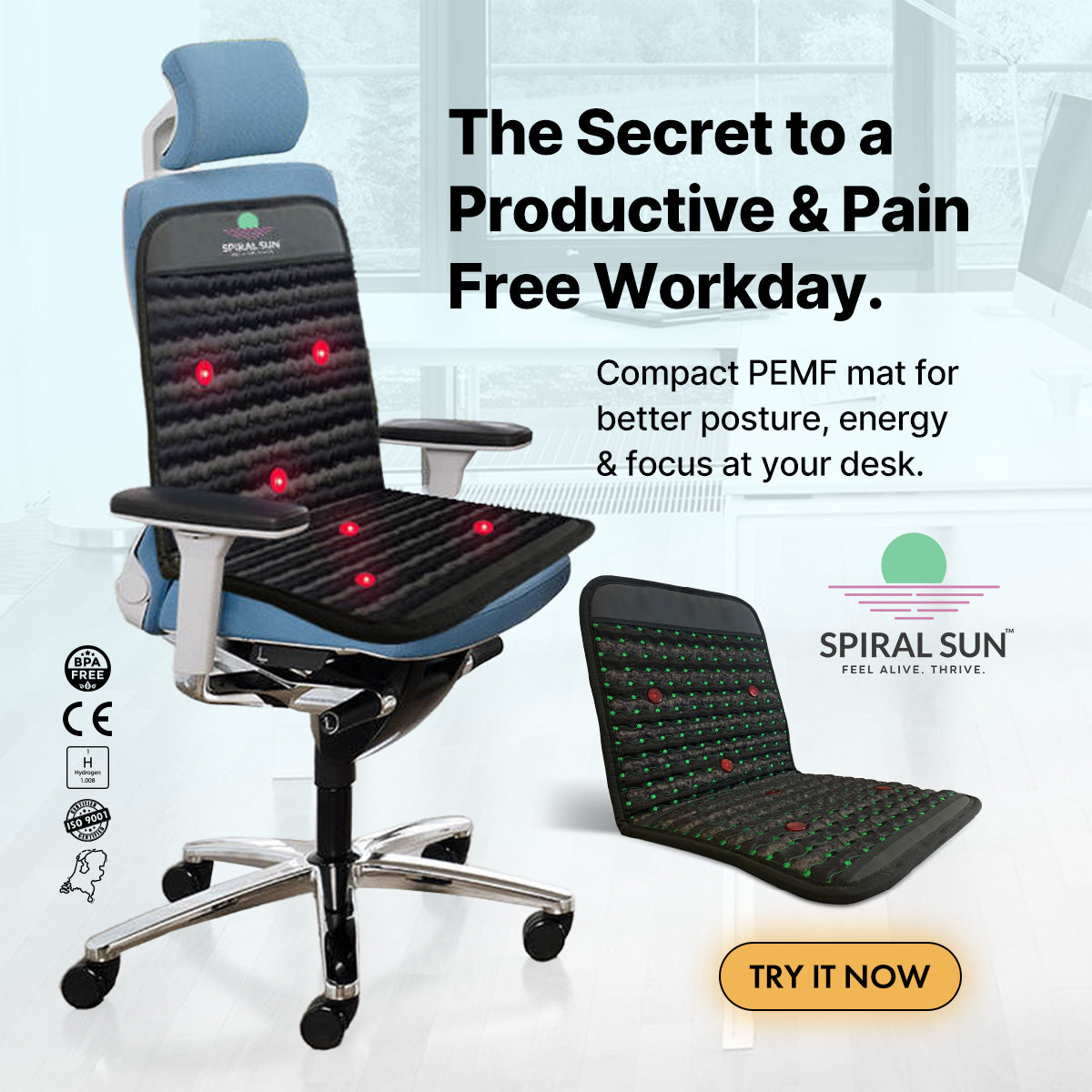 Spiral Sun™ PEMF Mat