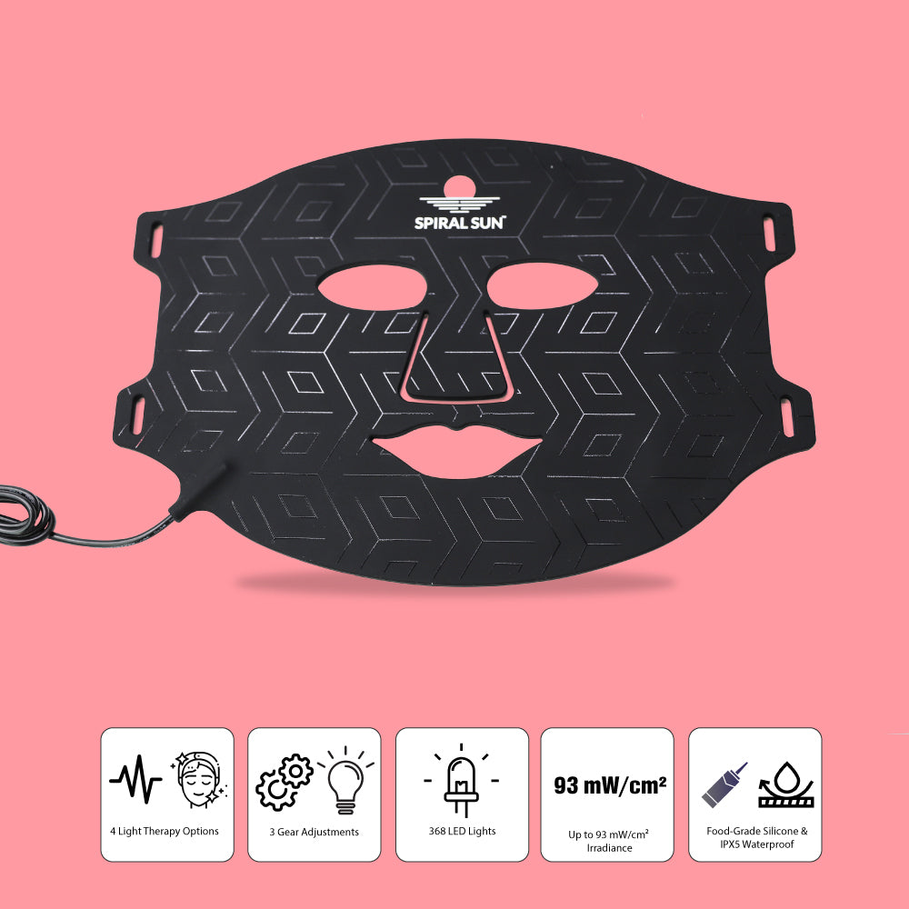 Red Light Therapy Mask | LED Therapy Face Mask | Spiral Sun™