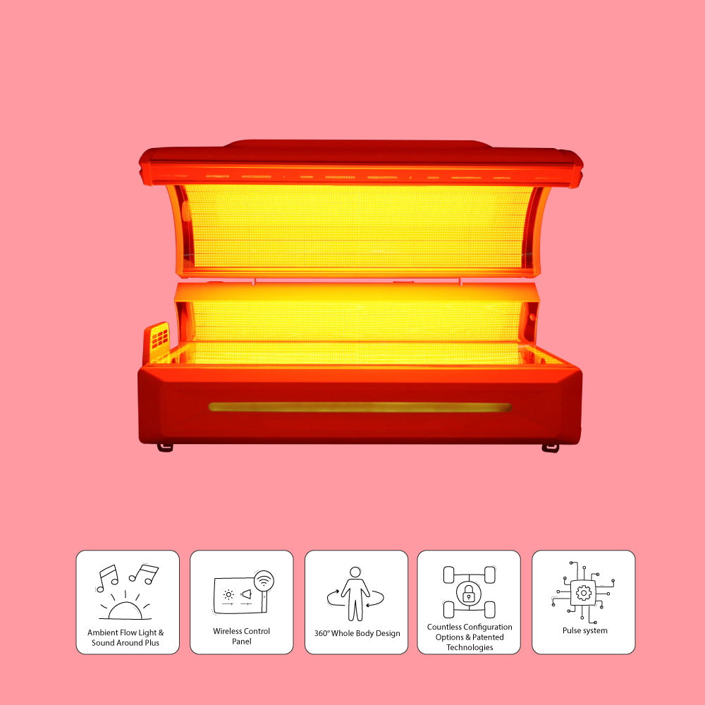 Red Light Therapy Bed | LED Light Therapy Bed | Spiral Sun™